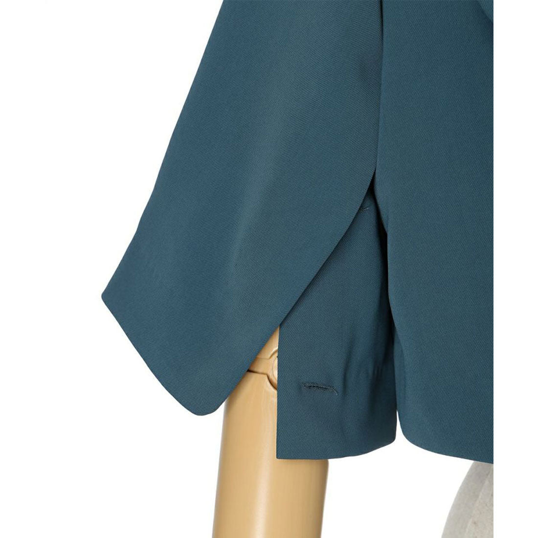 フィント F i.n.t 【洗える・セットアップ】ハートラペルケープスリーブジャケット （MOCHABROWN） MOCHABROWN