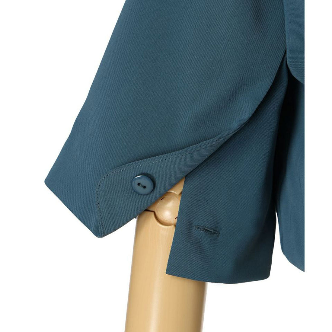 フィント F i.n.t 【洗える・セットアップ】ハートラペルケープスリーブジャケット （MOCHABROWN） MOCHABROWN