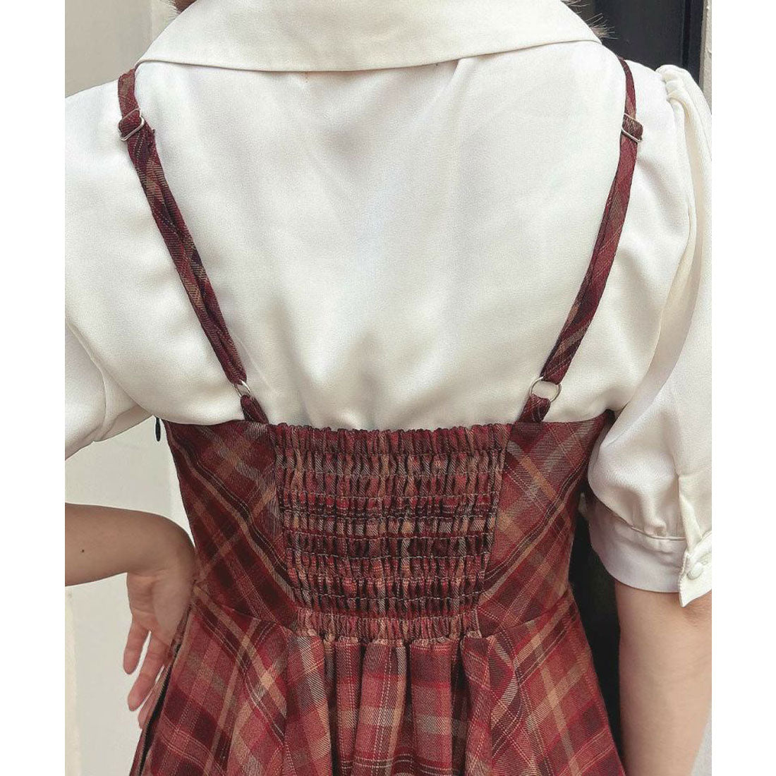 フィント F i.n.t ビット使いランダムヘムチェックキャミワンピース （BOR×BE） BOR×BE