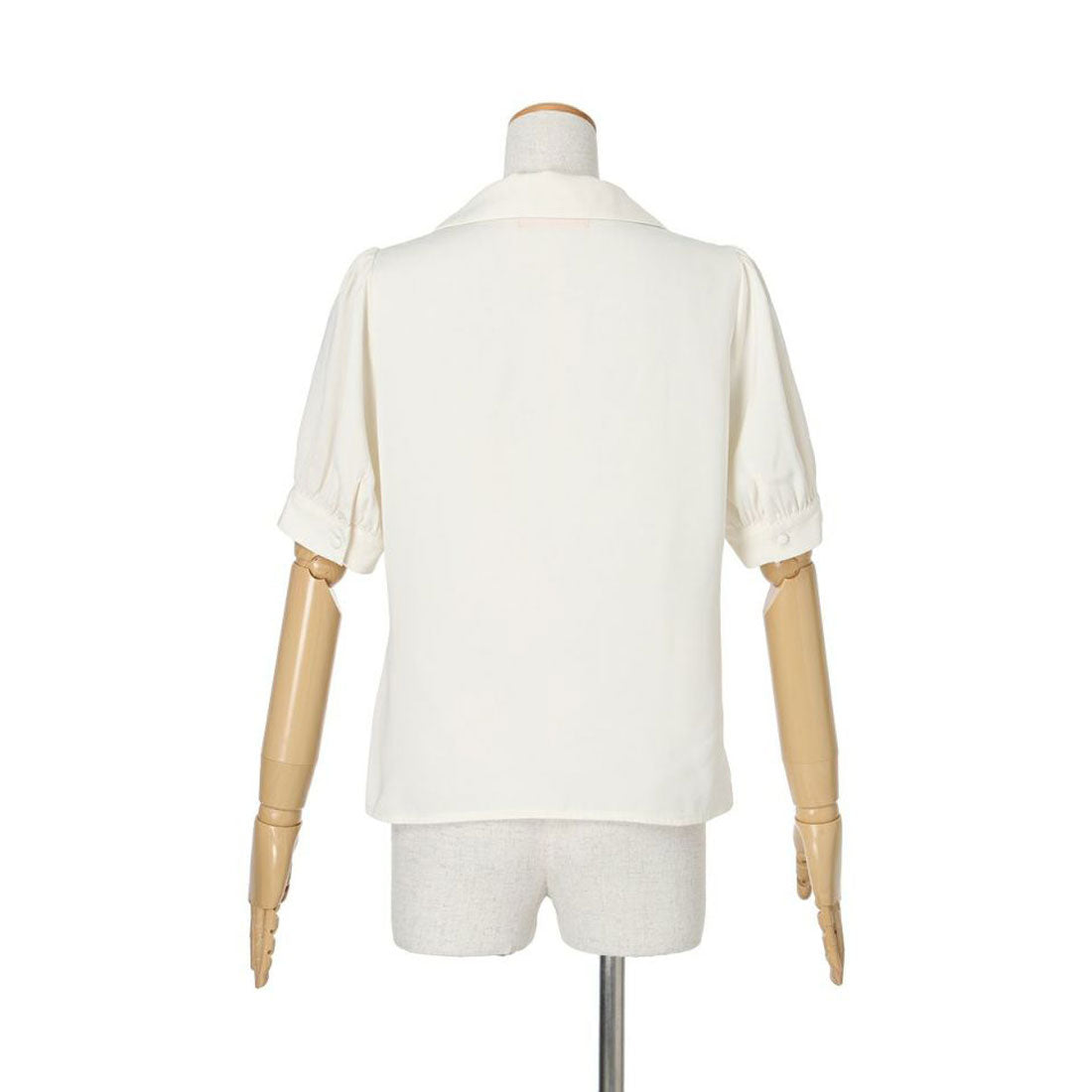 フィント F i.n.t 【洗える】スカーフタイ付き変形衿ブラウス （L/BEIGE） L/BEIGE