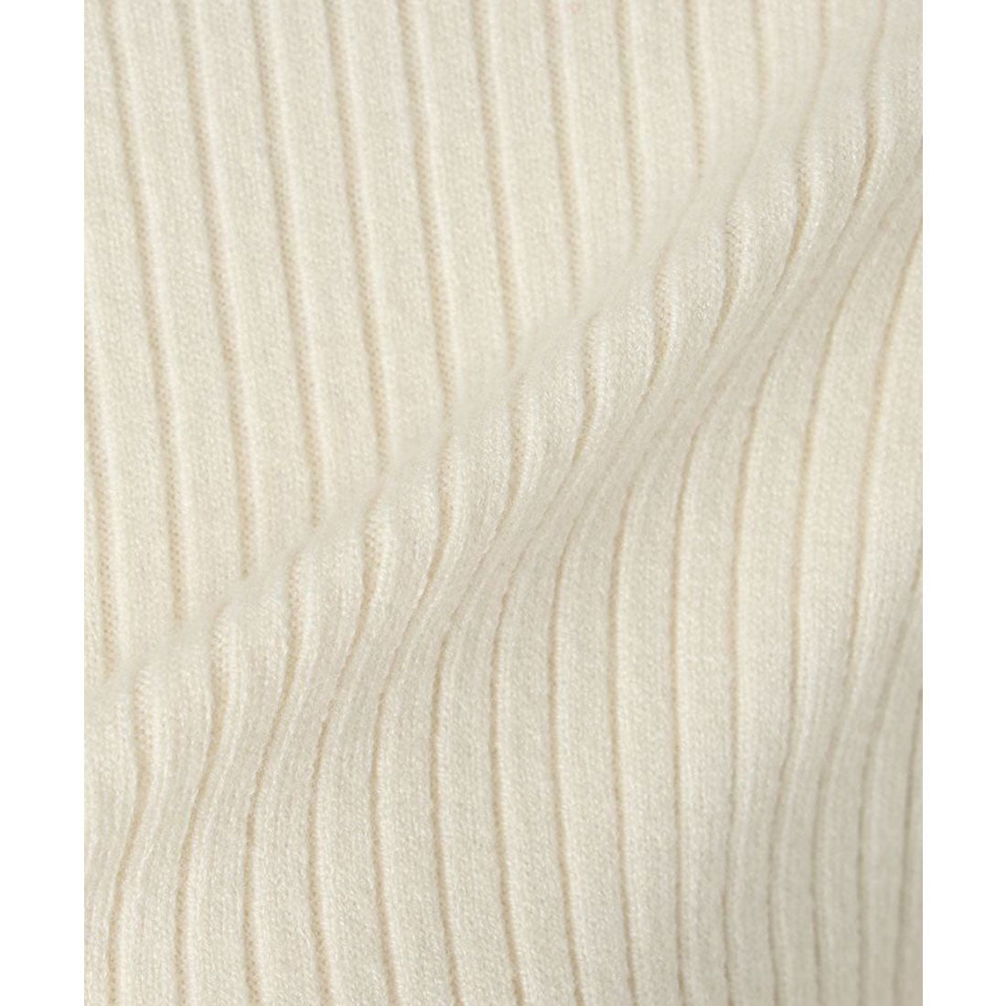フィント F i.n.t 【洗える】袖口レースアップリブニットプルオーバー （OFF WHITE） OFF WHITE