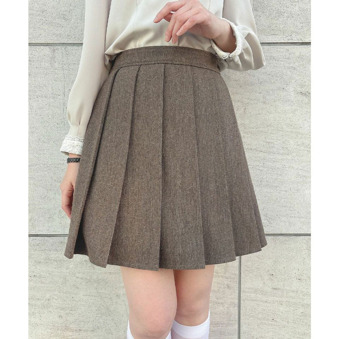フィント F i.n.t 【洗える・2WAY】バックリボン2wayエプロンジャンパースカート （BROWN） BROWN
