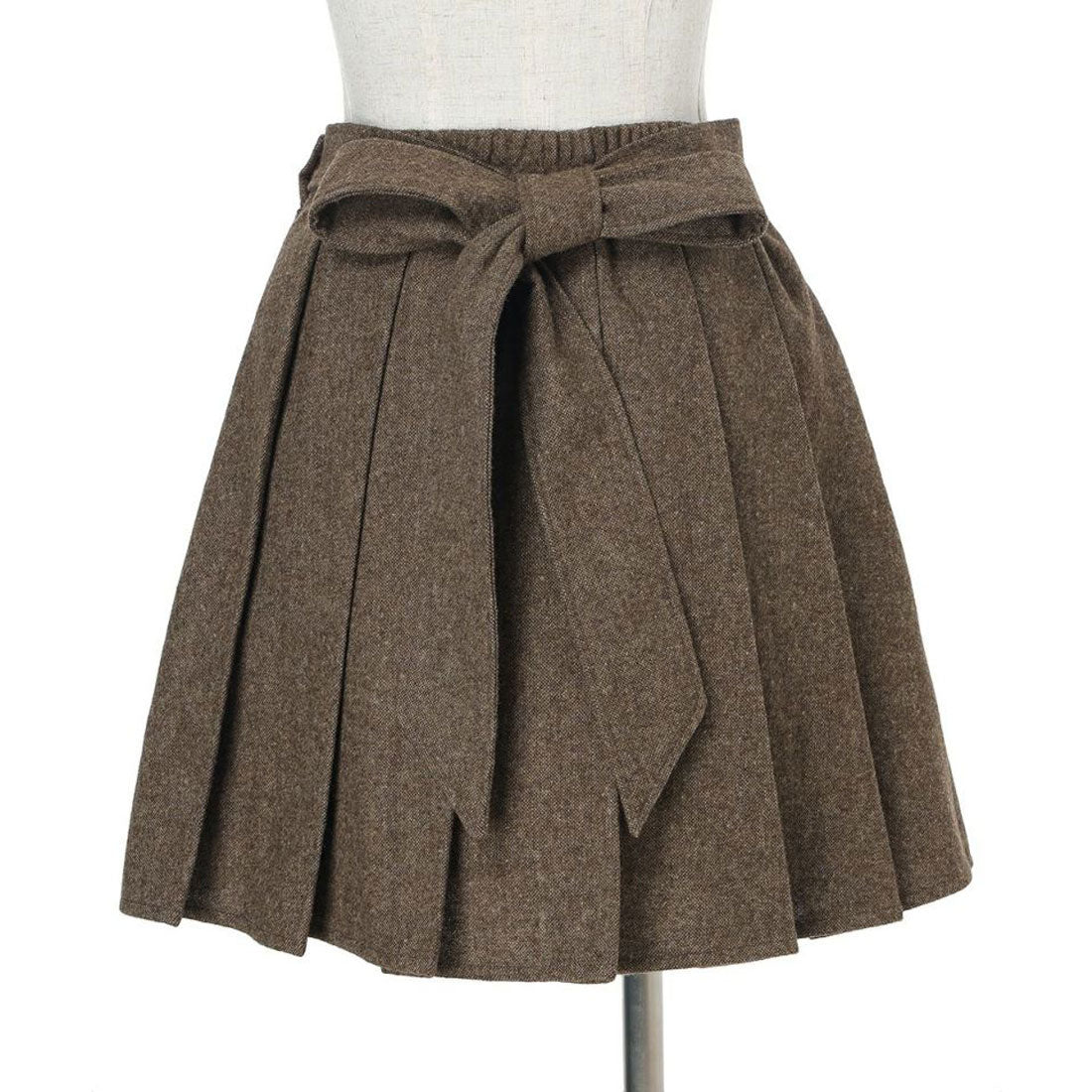 フィント F i.n.t 【洗える・2WAY】バックリボン2wayエプロンジャンパースカート （BROWN） BROWN