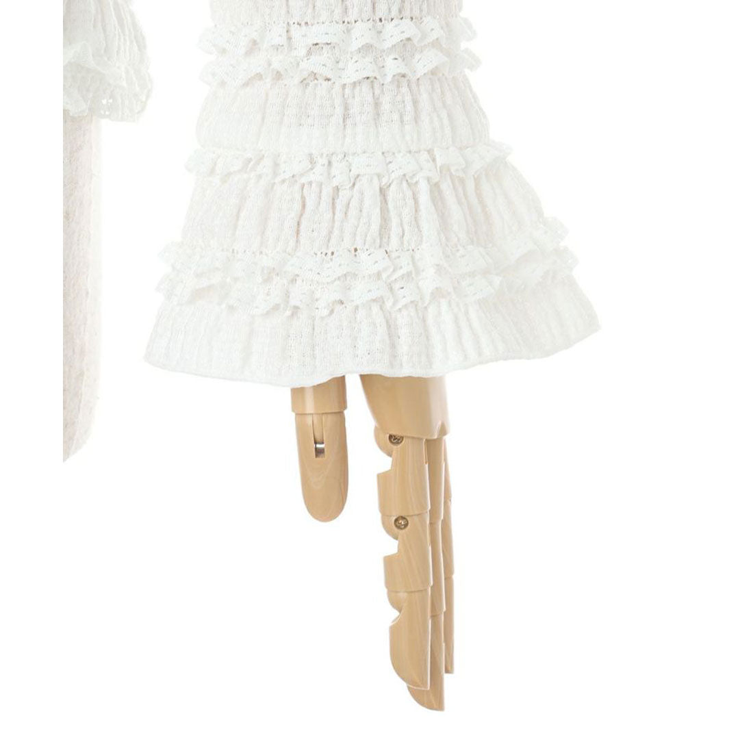 フィント F i.n.t 【洗える】カットフリルフレアースリーブトップス （OFF WHITE） OFF WHITE