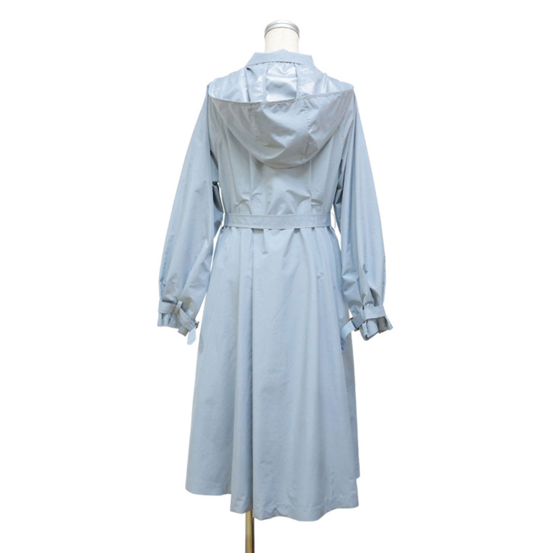 フィント F i.n.t べっ甲バックルベルトレインコート （L/BLUE） L/BLUE