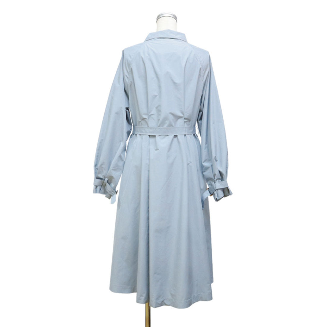 フィント F i.n.t べっ甲バックルベルトレインコート （L/BLUE） L/BLUE