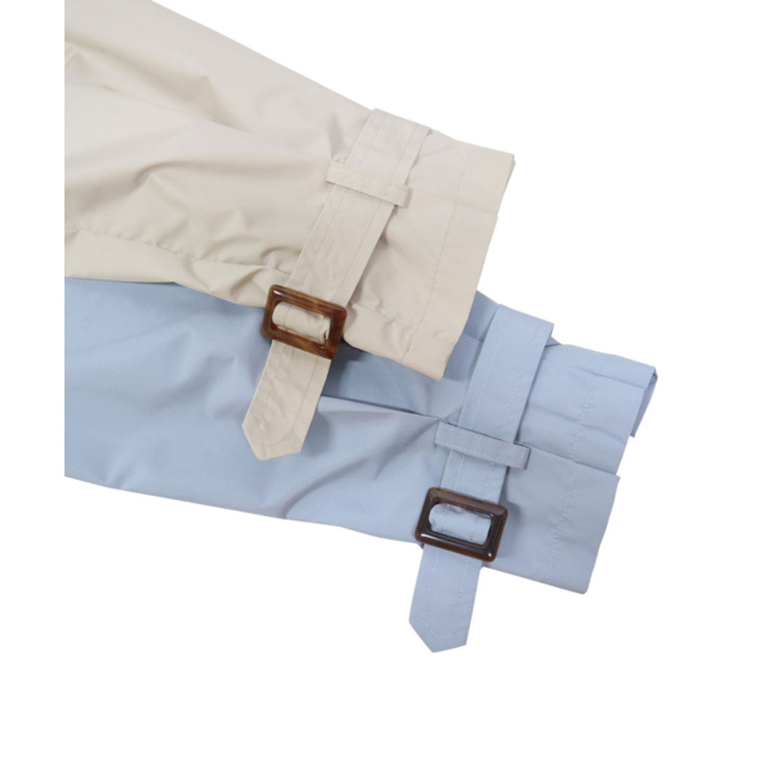フィント F i.n.t べっ甲バックルベルトレインコート （L/BLUE） L/BLUE