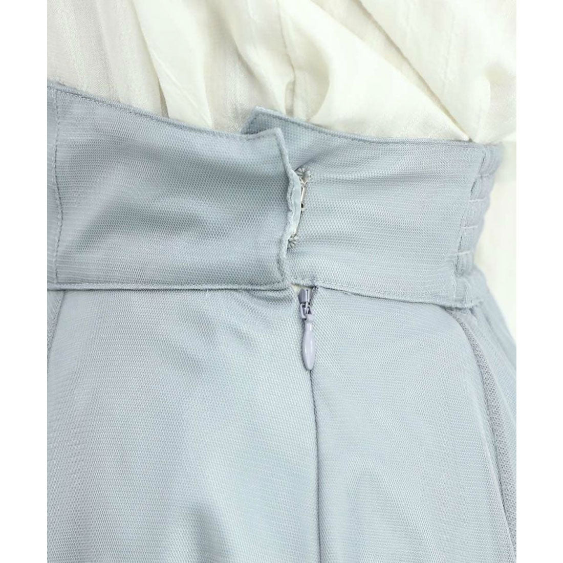 フィント F i.n.t フロントレースアップチュールフレアースカート【洗える】