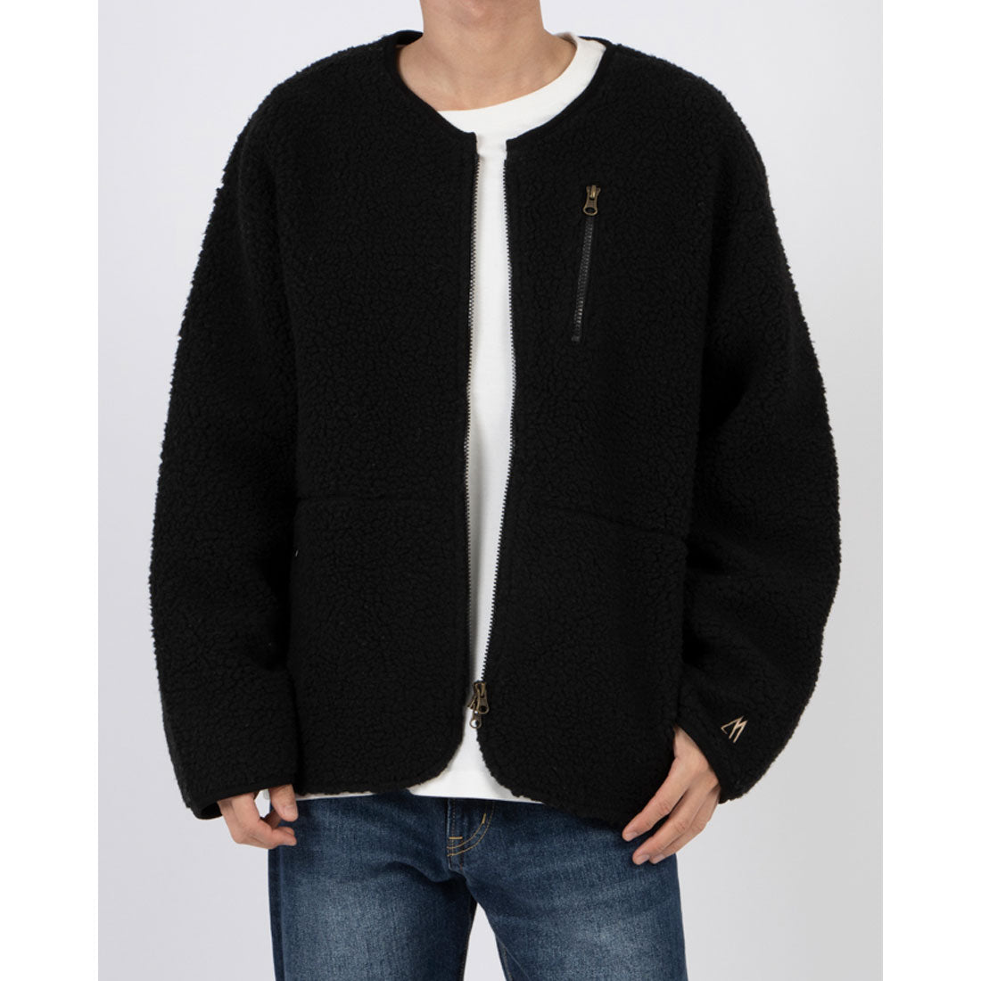 フォレストマウンテニアリング Forrest Mountaineering 【Forrest Mountaineering/フォレスト マウンテニアリング】ボアブルゾン （BLACK） BLACK