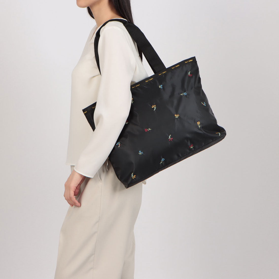 Fairydeen Ferlieden Embroidered Horizontal Tote Bag