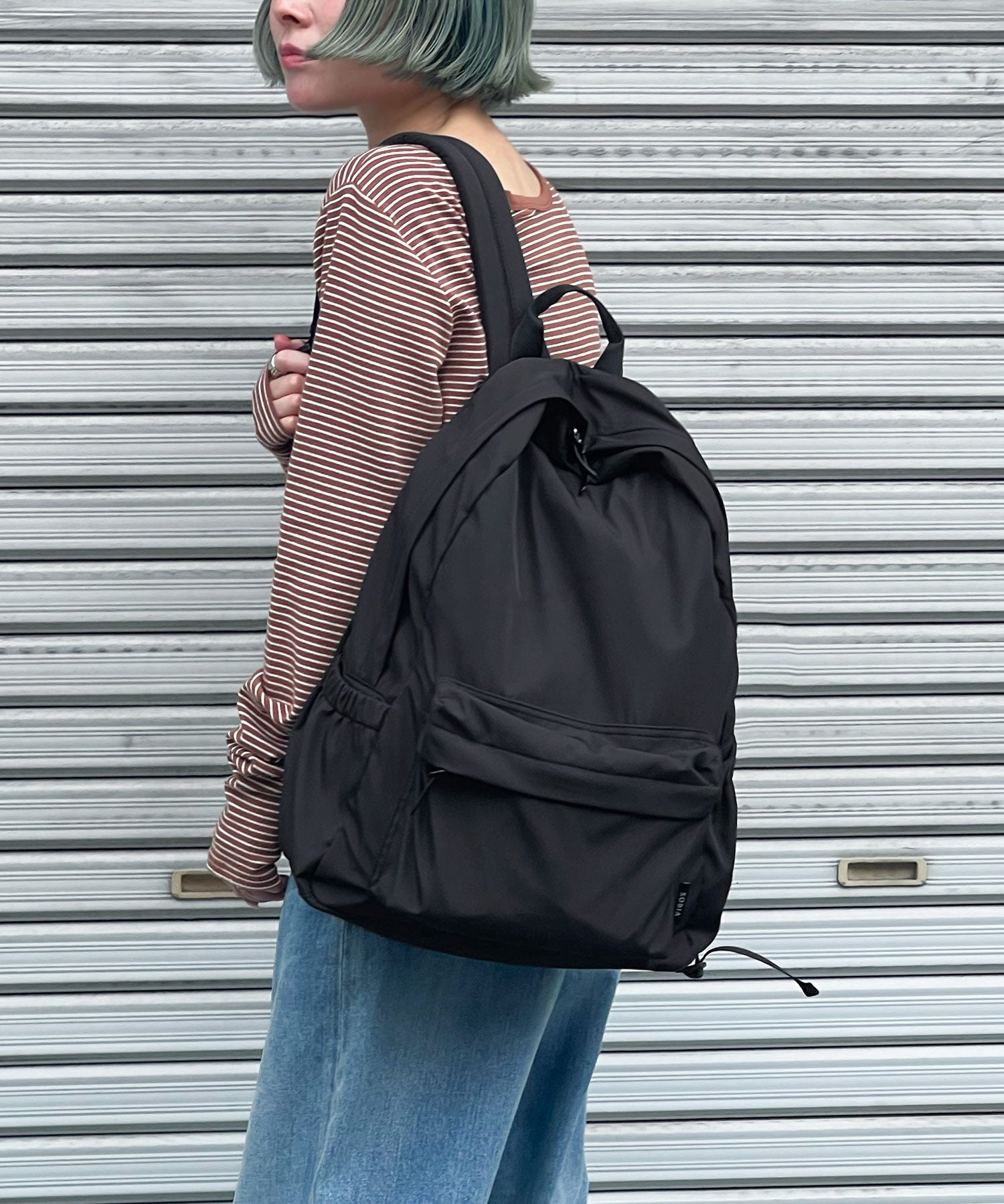 ファッションレター Fashion Letter 撥水加工 マザーズバッグリュック （ブラック） ブラック