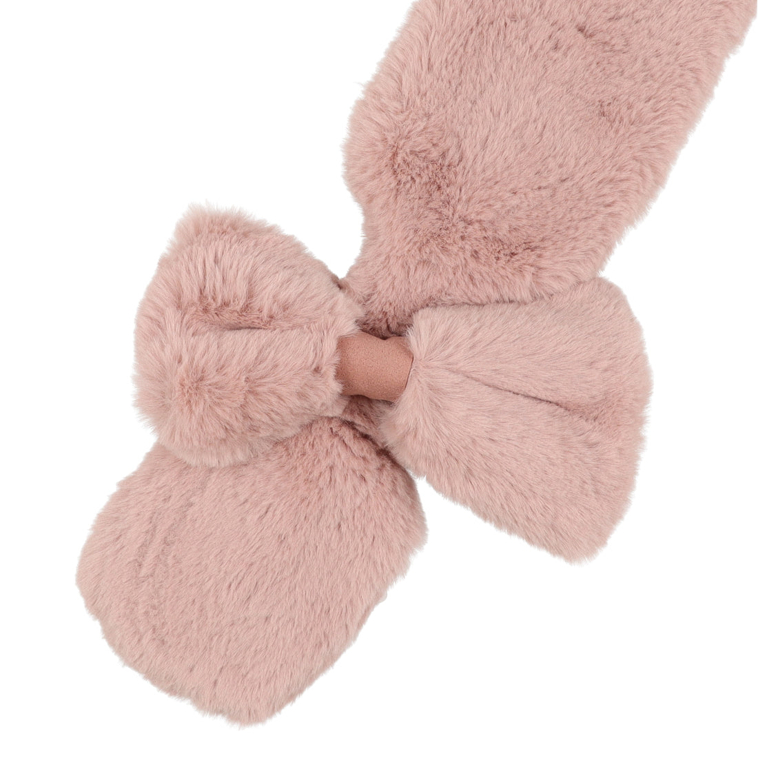 ファビオラフォーファー Faviora faux fur フェイクファーマフラー リボン （ピンク） ピンク