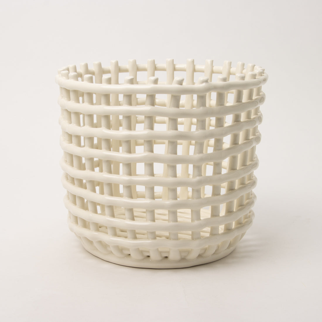 ファームリビング Ferm Living Ceramic Basket Large バスケット （オフホワイト） オフホワイト