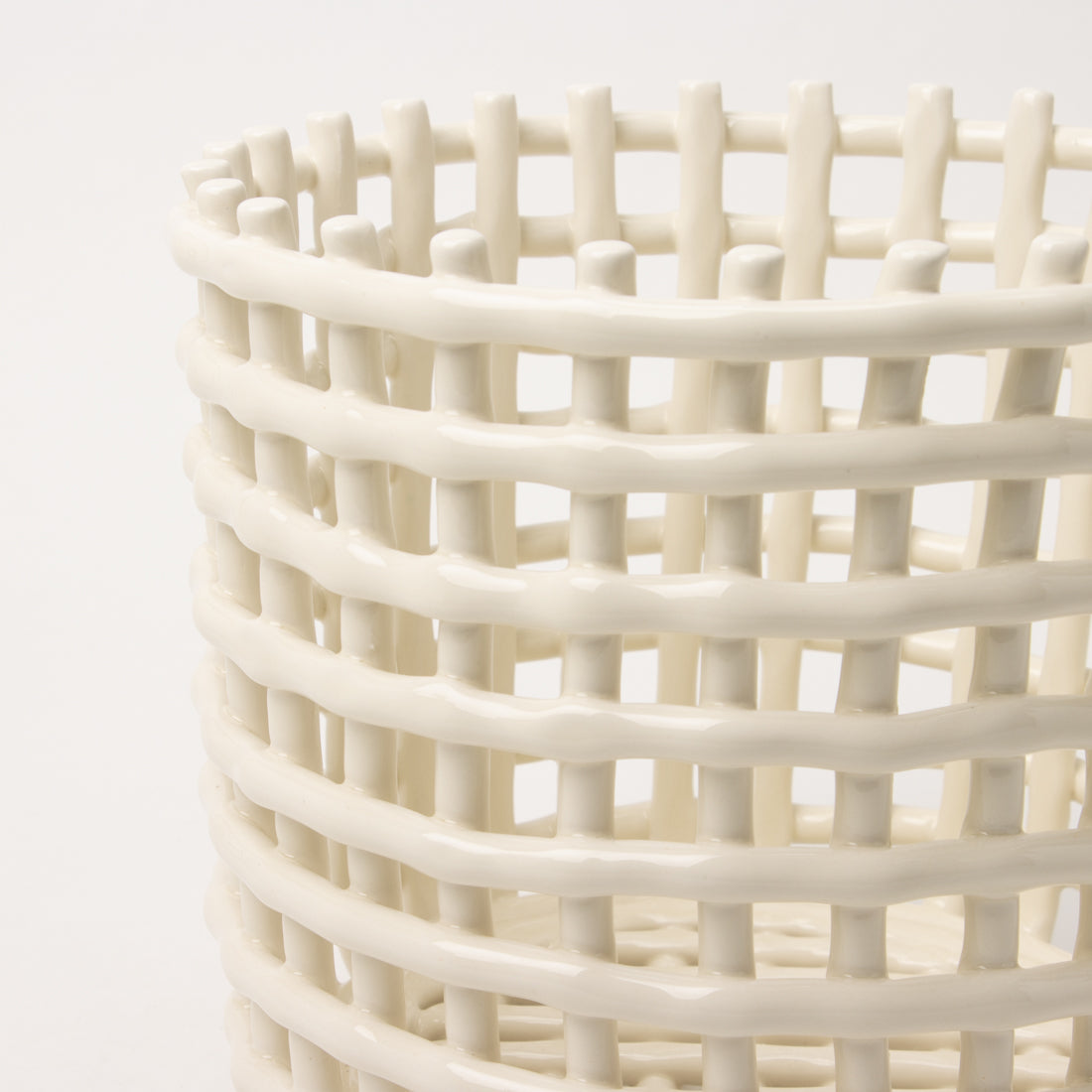 ファームリビング Ferm Living Ceramic Basket Large バスケット （オフホワイト） オフホワイト