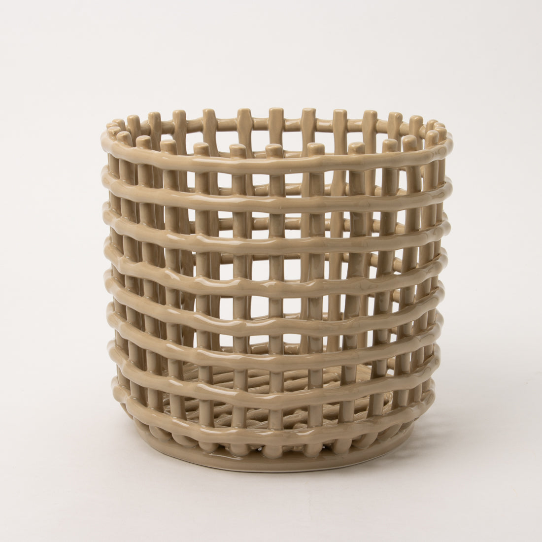 ファームリビング Ferm Living Ceramic Basket Large バスケット （カシミア） カシミア