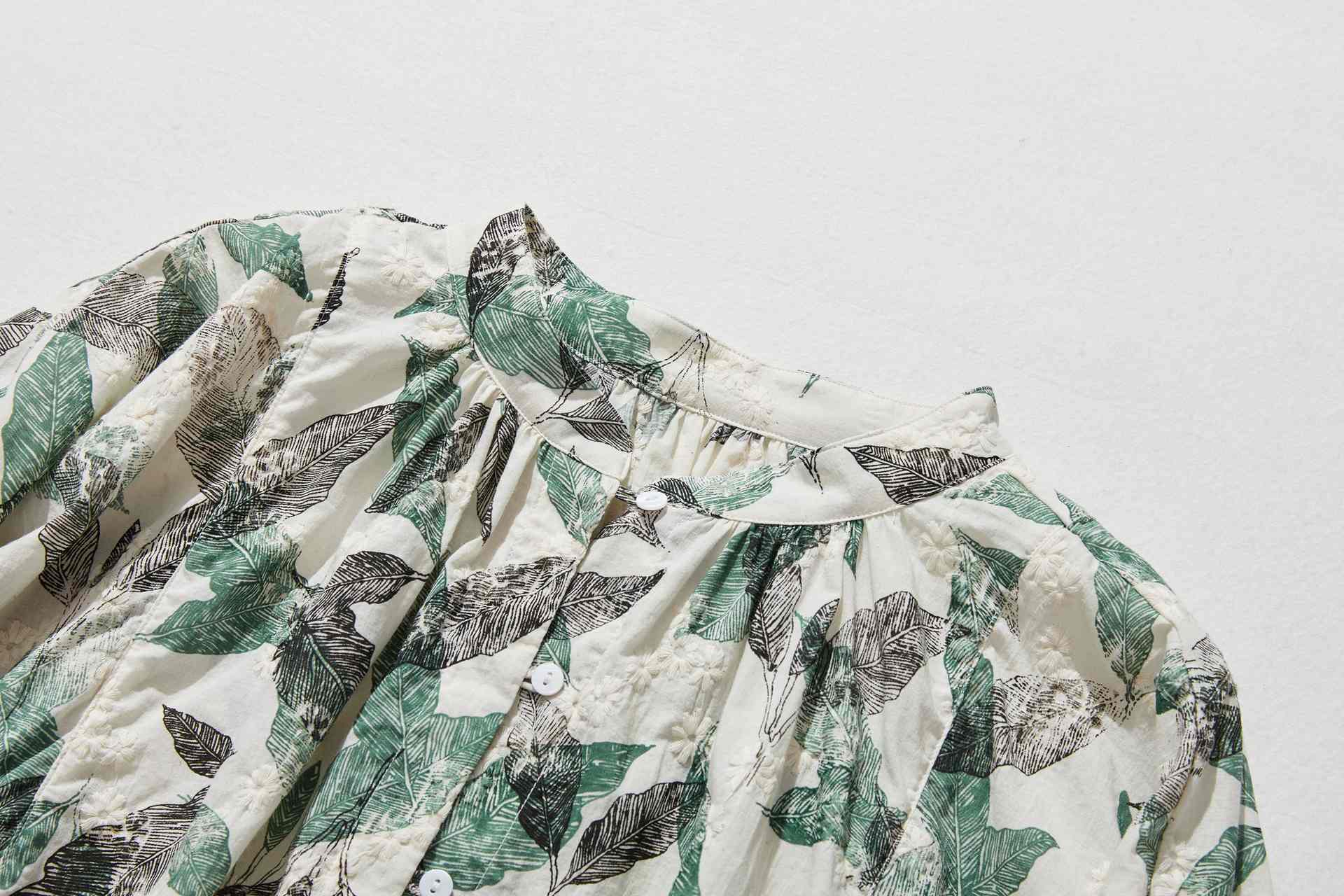 フォーリン アンド コー fall-in&co さらりと着こなすだけで上品に着映えする 刺繍入りブラウス 長袖 緑*ブラック 240507-2 （緑*ブラック） 緑*ブラック