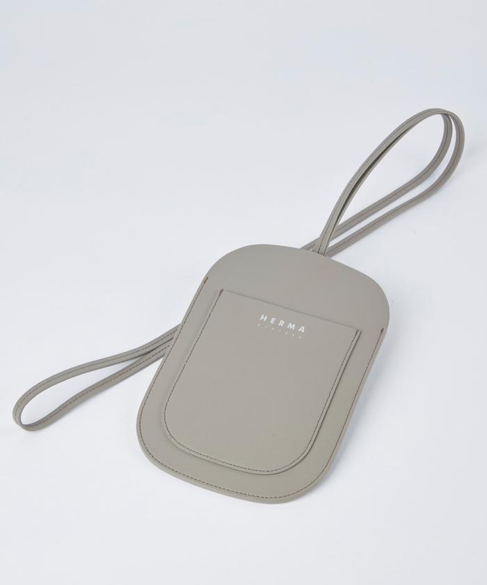 POCHE クロスボディフォンケース《HERMA》  （キャメル1） キャメル1