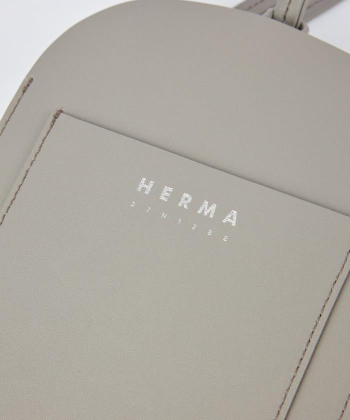 POCHE クロスボディフォンケース《HERMA》  （キャメル1） キャメル1