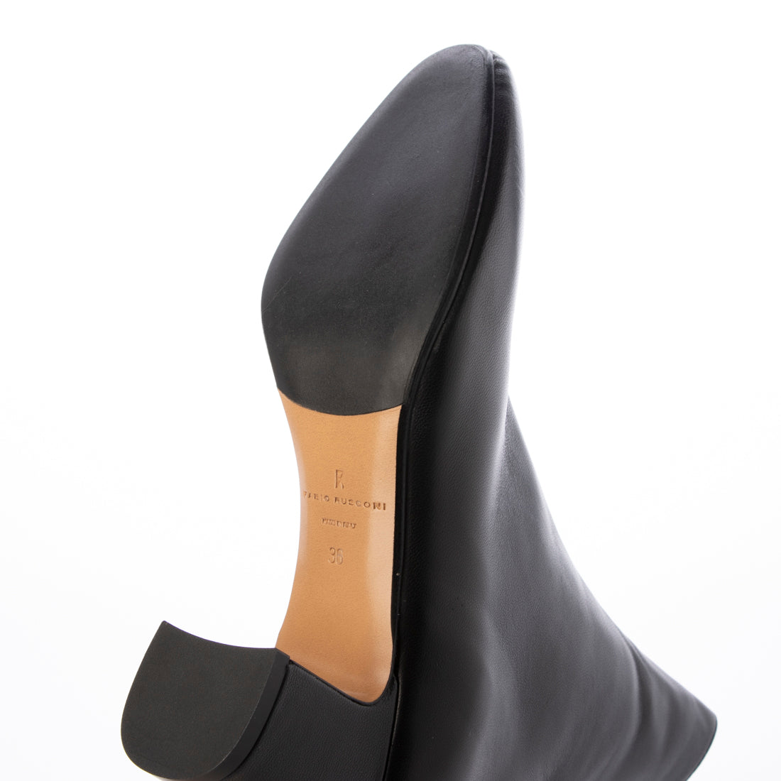 FABIO RUSCONI Back Zip Short Boots