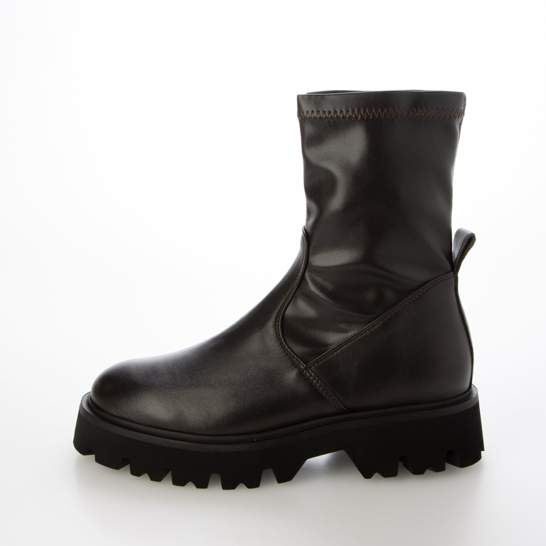 【訳あり新品】 ファビオルスコーニ FABIO RUSCONI ショートブーツ （ブラウン） ブラウン