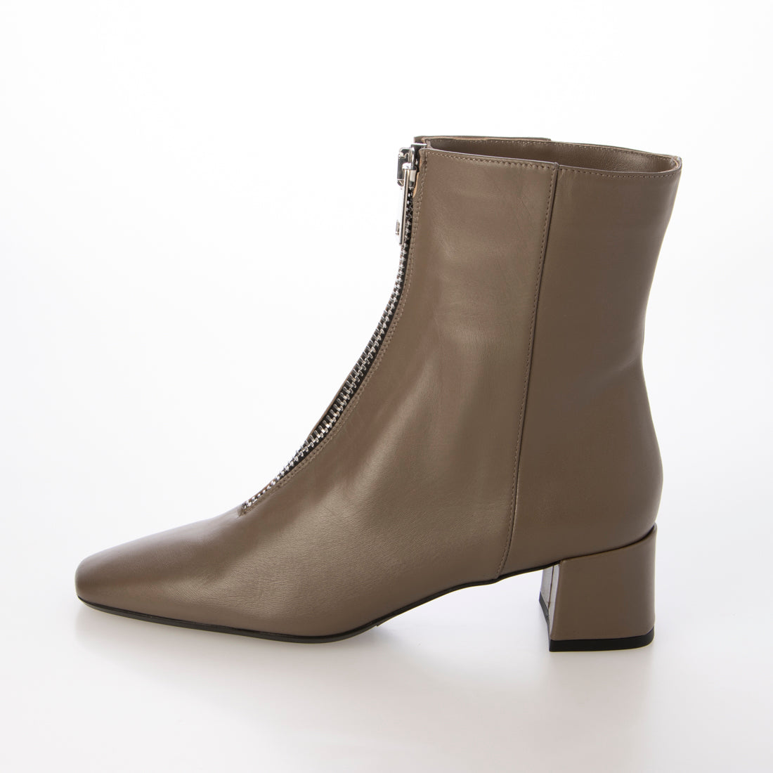 FABIO RUSCONI Square Toe Zip Short Boots