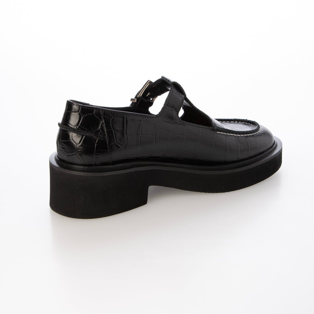 Fabio Rusconi Fabio Rusconi round toe thick sole T-strap shoes