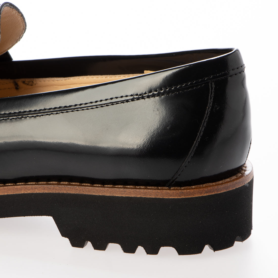 ファビオルスコーニ FABIO RUSCONI EVAタンクソールモカシューズ （ブラック） ブラック