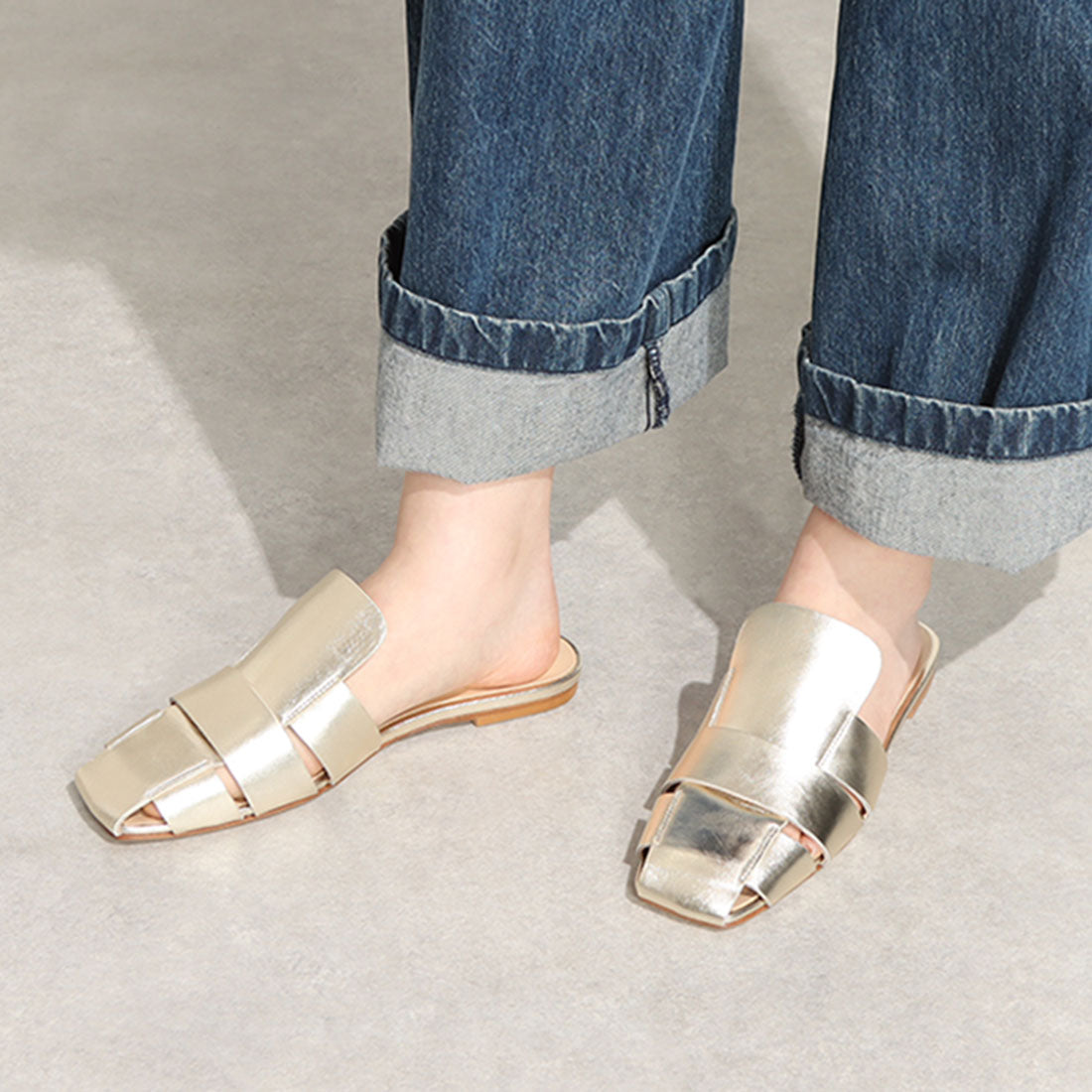 FABIO RUSCONI Gurkha flat mules