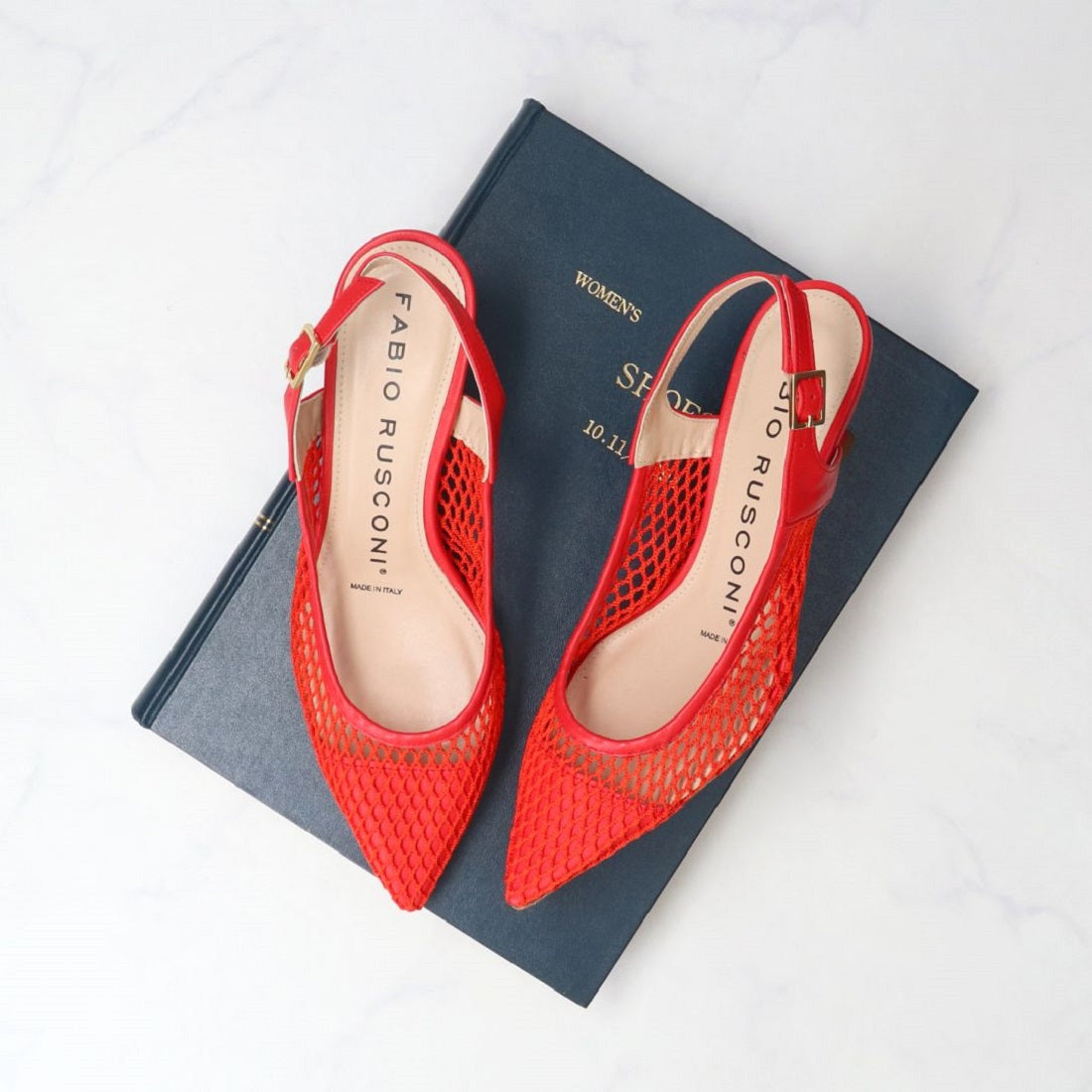 FABIO RUSCONI Back band net pumps