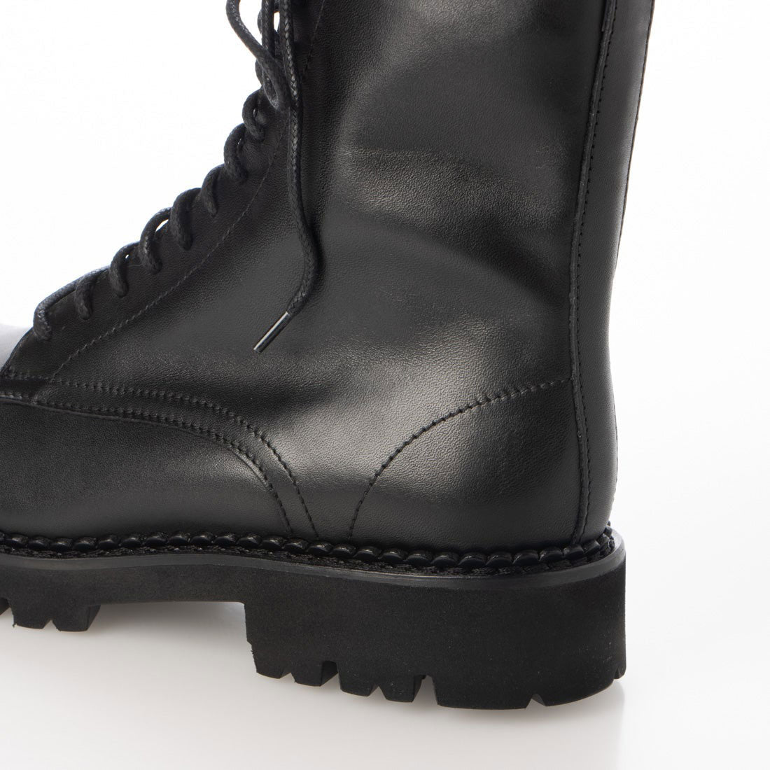 【訳あり新品】 ファビオルスコーニ FABIO RUSCONI レースアップブーツ （ブラック） ブラック