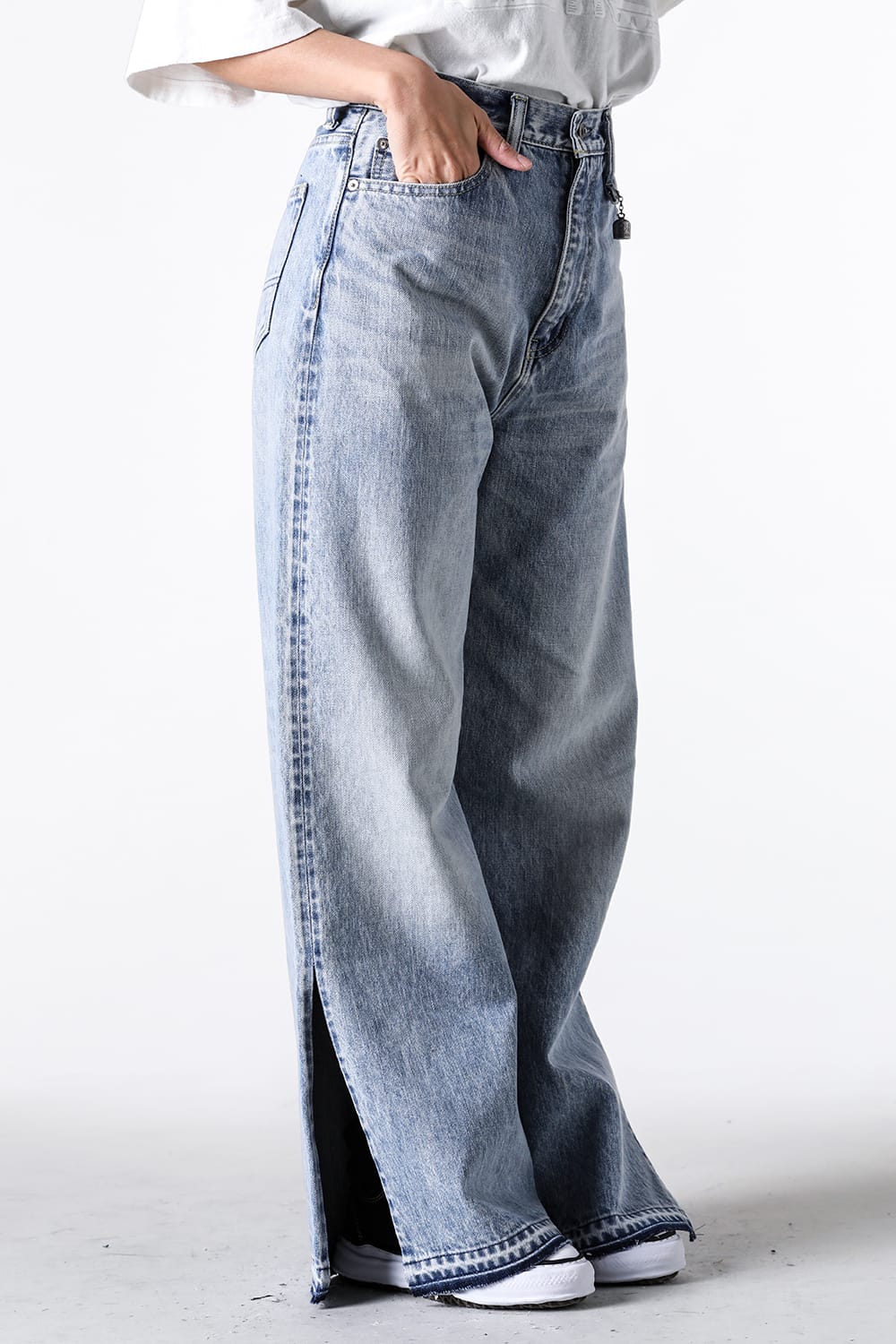 ファンダメンタル FDMTL WOMENS FIT FLARE DENIM LIGHT WASH （Indigo） Indigo