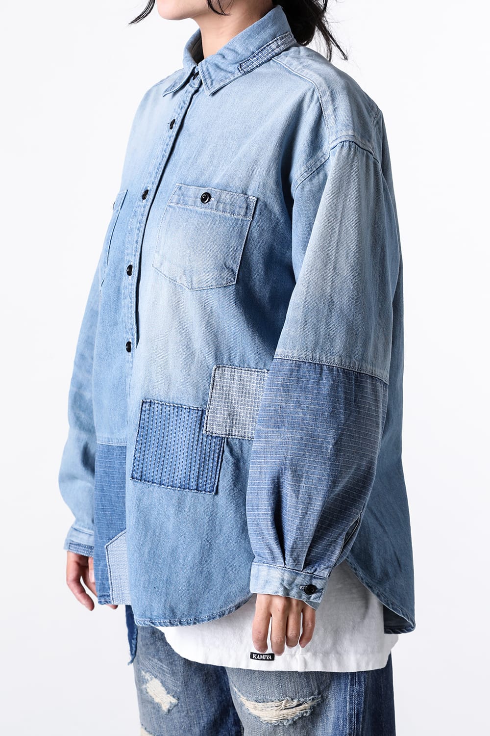 ファンダメンタル FDMTL WOMENS FIT DENIM SHIRT 3YR WASH （Indigo） Indigo