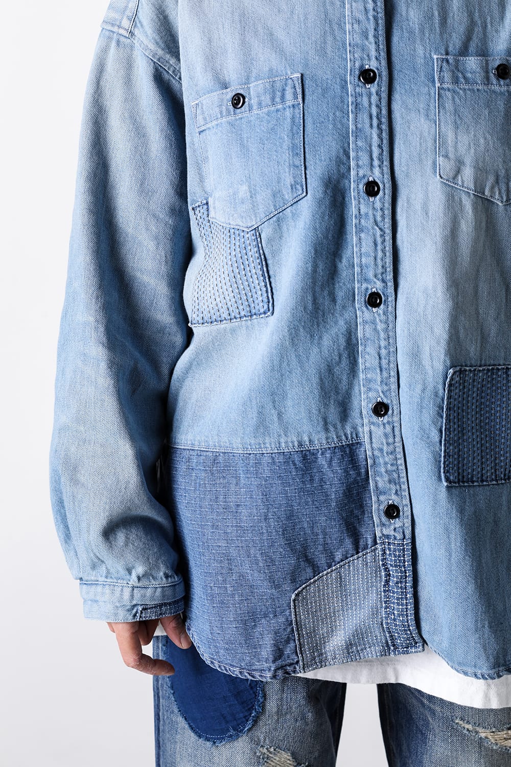ファンダメンタル FDMTL WOMENS FIT DENIM SHIRT 3YR WASH （Indigo） Indigo
