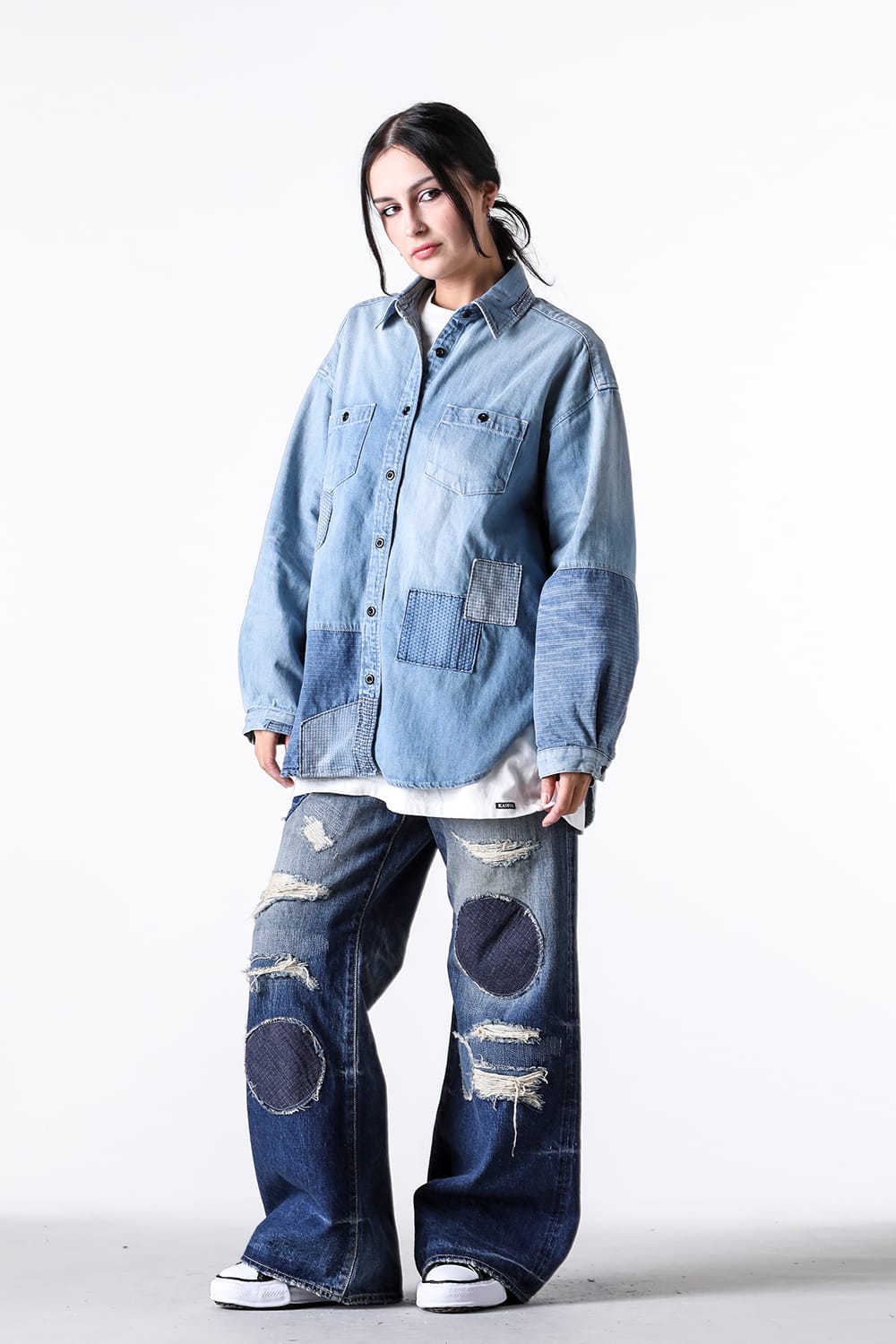 ファンダメンタル FDMTL WOMENS FIT DENIM SHIRT 3YR WASH （Indigo） Indigo