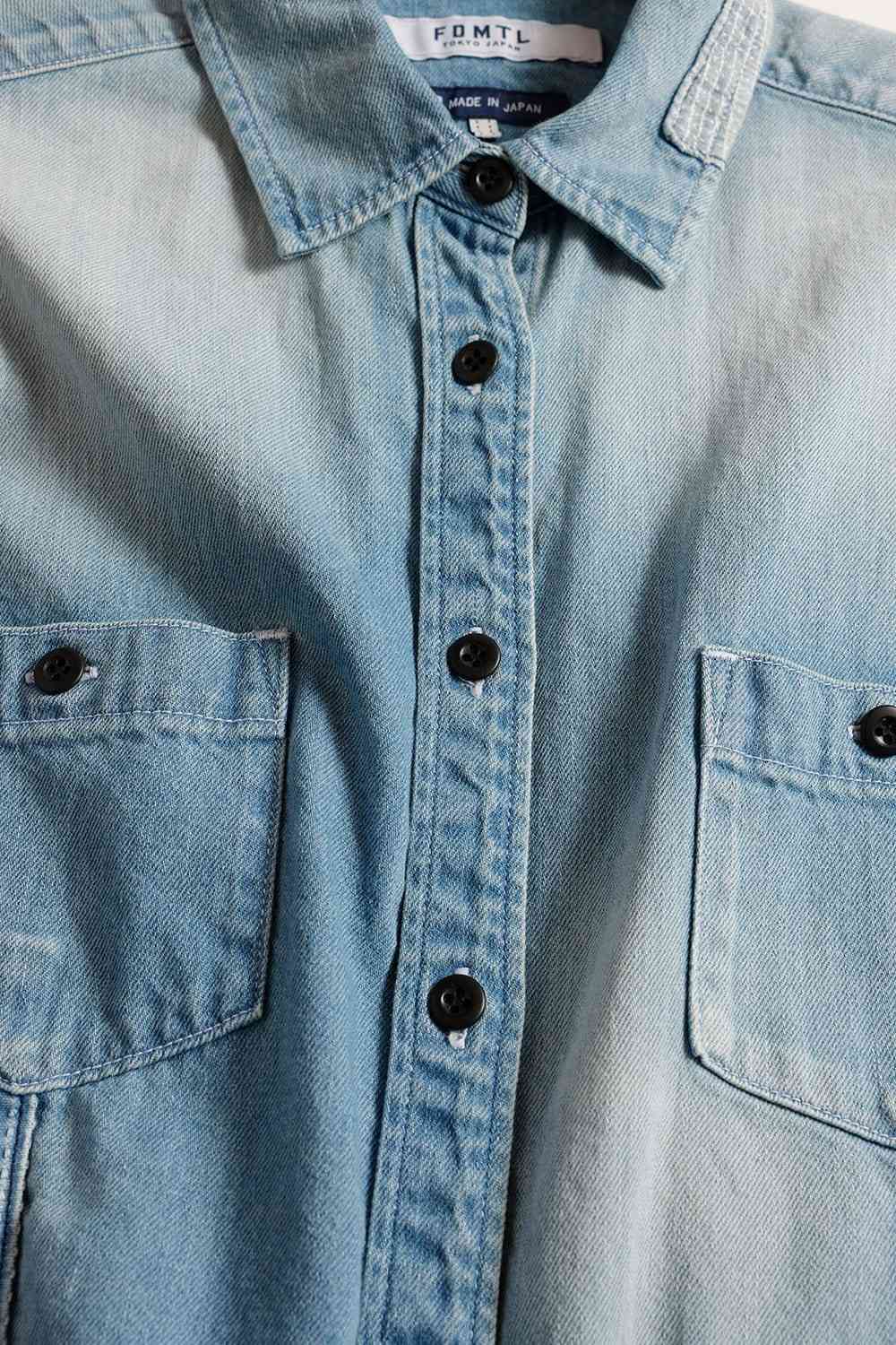 ファンダメンタル FDMTL WOMENS FIT DENIM SHIRT 3YR WASH （Indigo） Indigo