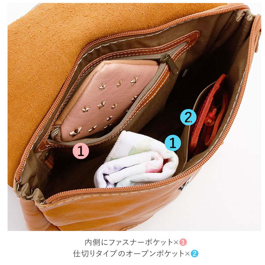 フェス fes fes フェス 47511 ナチュラルレザー 被せリュック