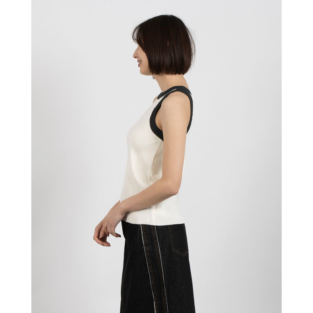 フェピュール feepur アメスリ風リブタンクトップ （OFWH） OFWH