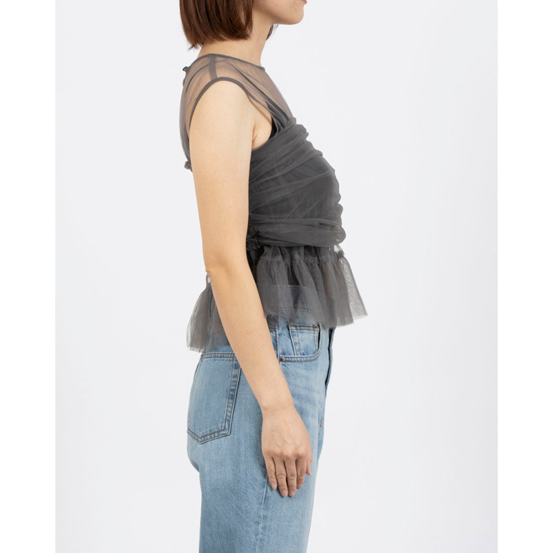 フェピュール feepur チュールビスチェ&ノースリトップス （GRY） GRY