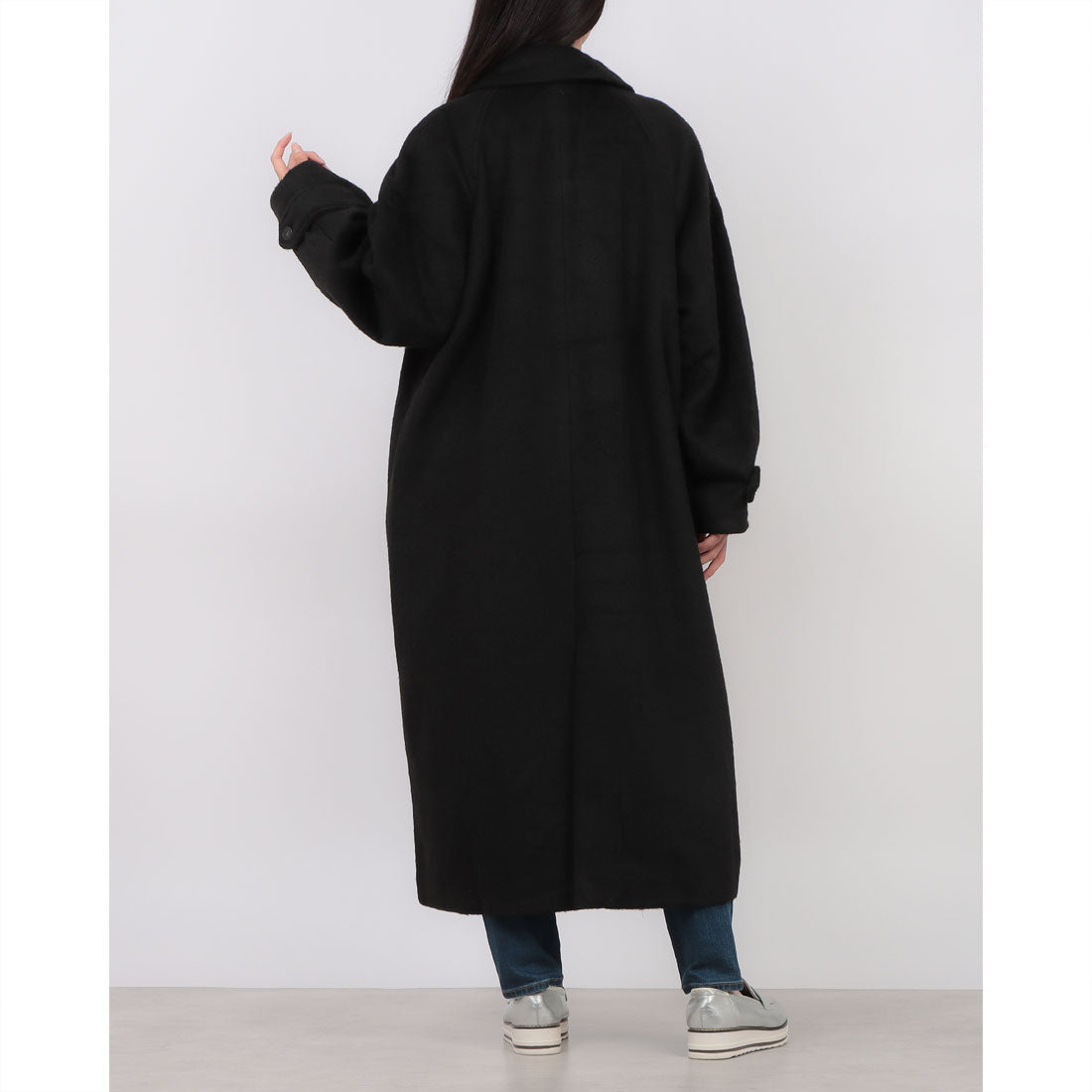 フェピュール feepur シャギー2WAYロングコート （BLK） BLK