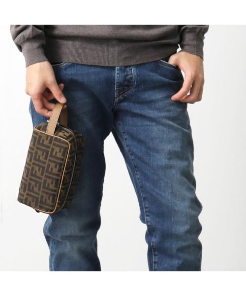 FENDI FENDI Clutch Bag BEAUTY SMALL 7N0151 ALWK F0GXN/NERO+PALLADIO  //FREE - Main Image