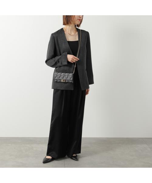 フェンディ FENDI FENDI チェーンウォレット CHAIN CONTINETAL 8M0365 AUT4 （F1UJ5/BLACK+DARK-BL） F1UJ5/BLACK+DARK-BL