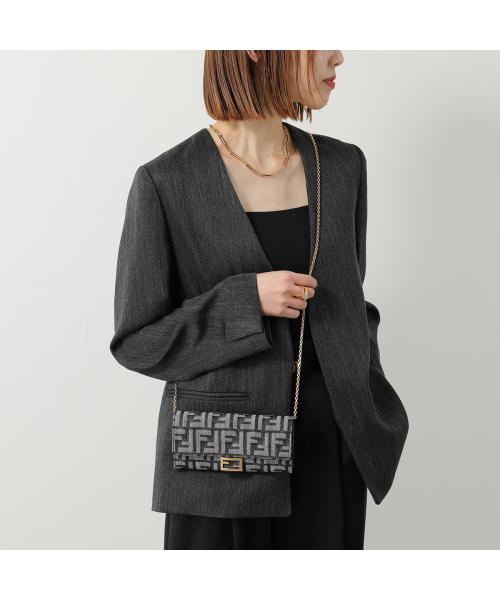 フェンディ FENDI FENDI チェーンウォレット CHAIN CONTINETAL 8M0365 AUT4 （F1UJ5/BLACK+DARK-BL） F1UJ5/BLACK+DARK-BL