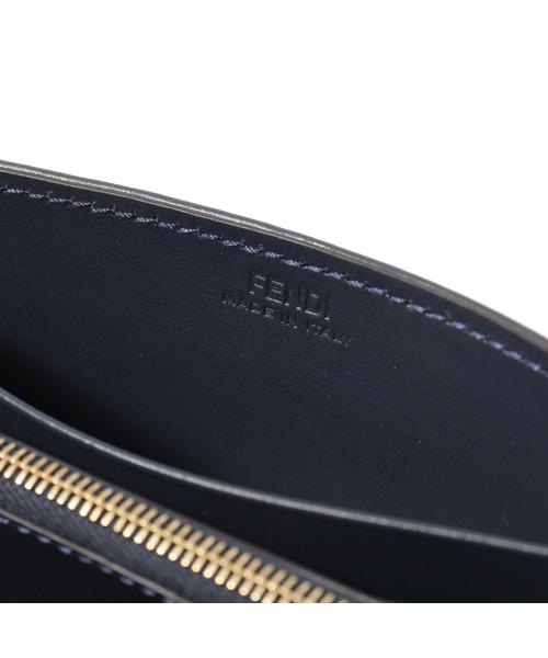フェンディ FENDI FENDI チェーンウォレット CHAIN CONTINETAL 8M0365 AUT4 （F1UJ5/BLACK+DARK-BL） F1UJ5/BLACK+DARK-BL
