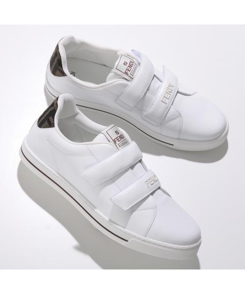 フェンディ FENDI FENDI KIDS スニーカー JMR500 AOTE ローカット （F15EU/BIANC+BIANC+TAB） F15EU/BIANC+BIANC+TAB