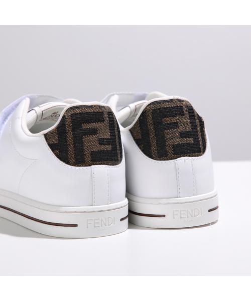 フェンディ FENDI FENDI KIDS スニーカー JMR500 AOTE ローカット （F15EU/BIANC+BIANC+TAB） F15EU/BIANC+BIANC+TAB