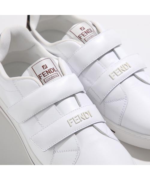 フェンディ FENDI FENDI KIDS スニーカー JMR500 AOTE ローカット （F15EU/BIANC+BIANC+TAB） F15EU/BIANC+BIANC+TAB