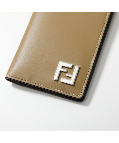 フェンディ FENDI FENDI カードケース 7M0349 AFF2  FFロゴ パスケース （F1M6E/SAND+TBMR） F1M6E/SAND+TBMR