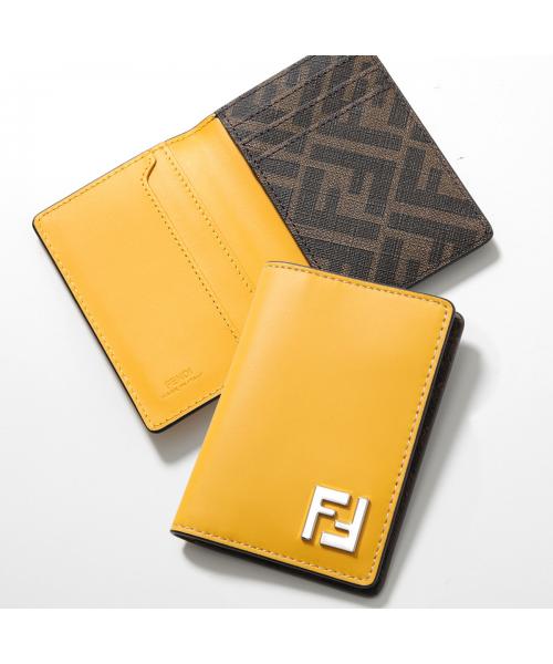 フェンディ FENDI FENDI カードケース 7M0349 AFF2  FFロゴ パスケース （F1M6E/SAND+TBMR） F1M6E/SAND+TBMR