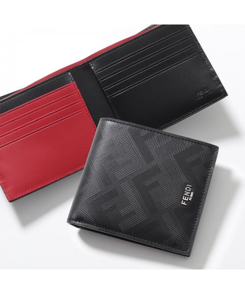 フェンディ FENDI FENDI 二つ折り財布 Bi-Fold Wallet 7M0169 AJF4 レザー （F19KP/BLACK/ブラック） F19KP/BLACK/ブラック