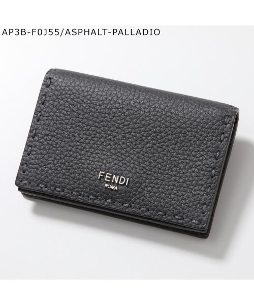 フェンディ FENDI FENDI カードケース SELLERIA セレリア 7M0222 AP3B AP3C （AP3B-F0J55/ASPHALT-PALLADI） AP3B-F0J55/ASPHALT-PALLADI
